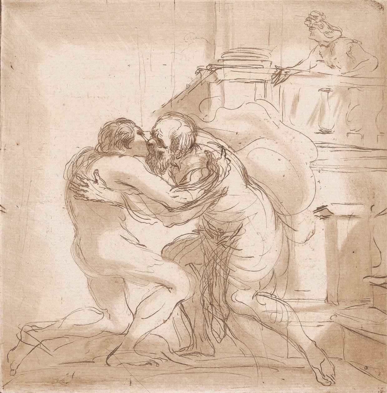 The Return of the Prodigal Son, 1764-98. av Vincenzio Vangelisti