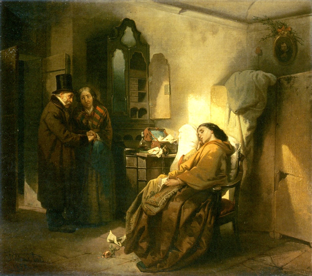 Forlatt, 1858 av Vincenzo Cabianca