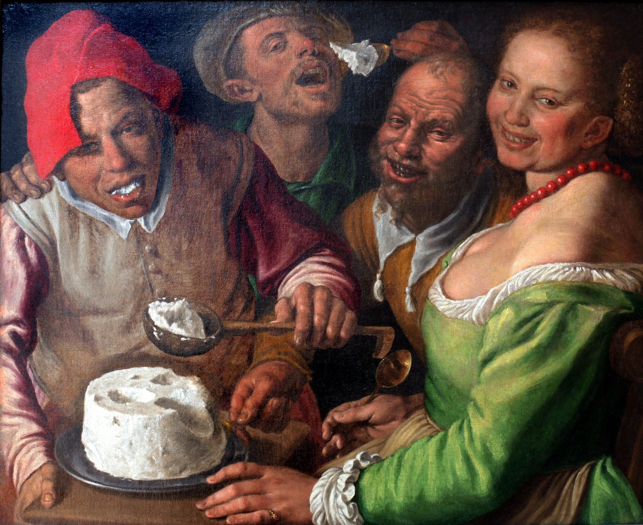 Ricotta -spiserne av Vincenzo Campi