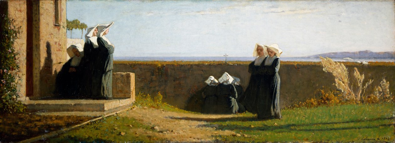 The monachine (nonner) eller The morning av Vincenzo Cabianca