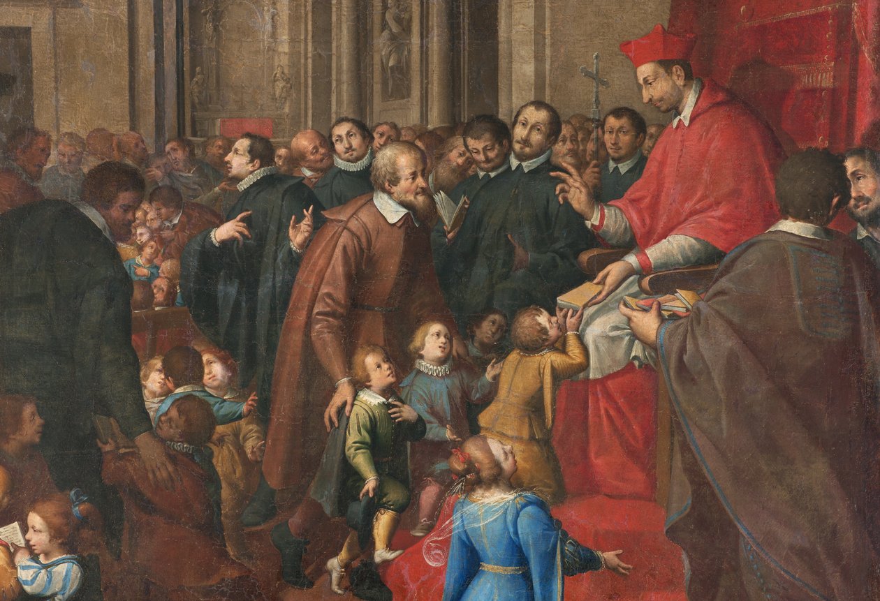 Milano, San Francesco da Paola-kirken, Fratelli Campi, San Carlo etablerer skolen for kristen doktrine av Vincenzo and Campi Antonio Campi