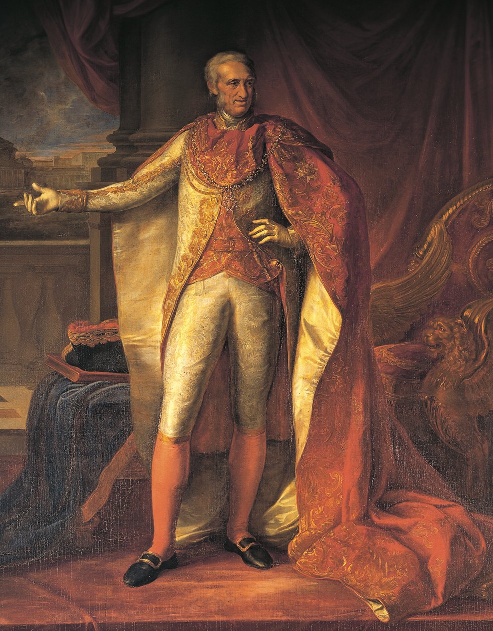 Portrett av Ferdinand I av de to Siciliene (olje på lerret) av Vincenzo Camuccini