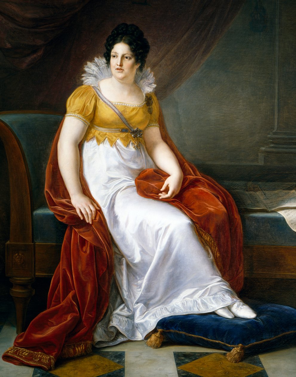 Portrett av Maria Louisa, hertuginne av Spania av Vincenzo Camuccini