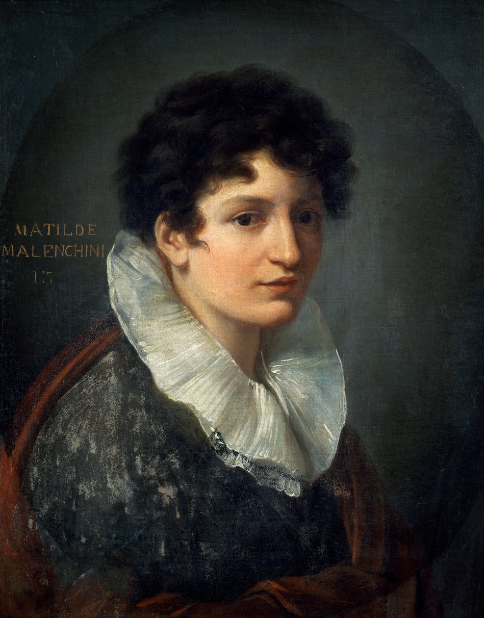 Portrett av Matilde Mazenchini, av Vincenzo Camuccini (1771-1844), olje på lerret, 61x49 cm, ca 1815 av Vincenzo Camuccini