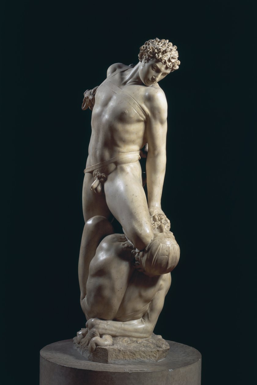 Ære som triumferer over bedrag, ca. 1561 (marmor) av Vincenzo Danti