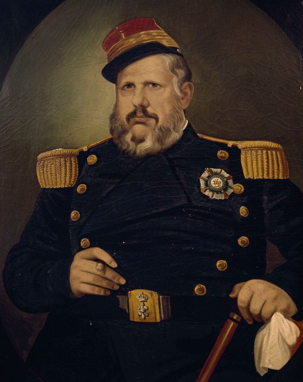 Portrett av Ferdinand II av Bourbon-Two Sicilies (olje på lerret) av Vincenzo De Mita