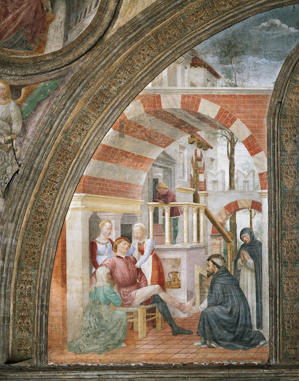 Mirakel av helbredet fot av Vincenzo Foppa