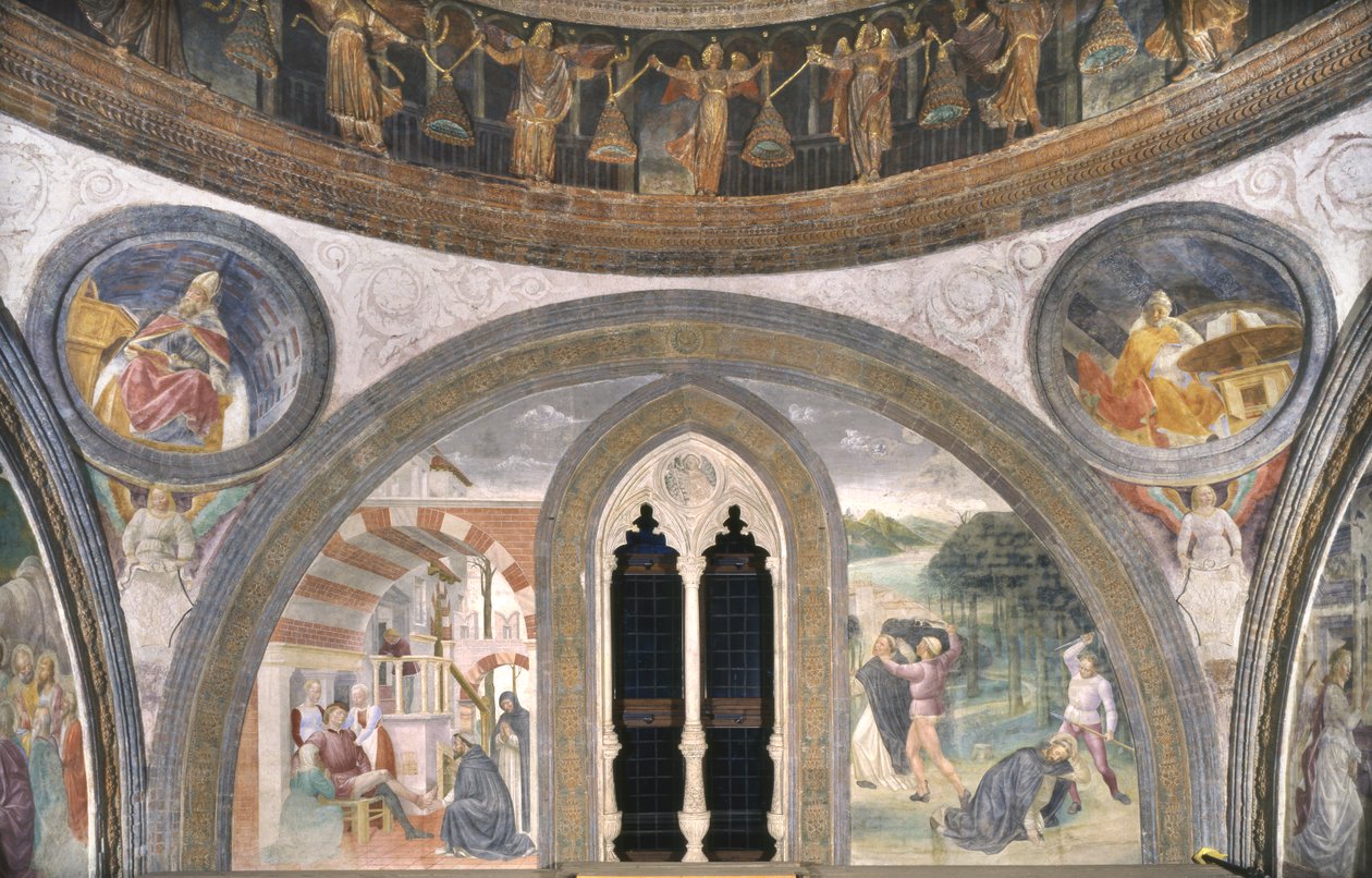 Scener fra som Saint Peter Martyr, 1466-68 av Vincenzo Foppa