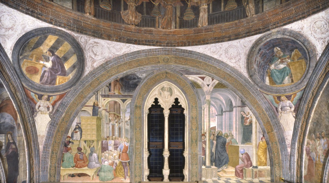 Miraklet til Saint Peter Martyr av Vincenzo Foppa
