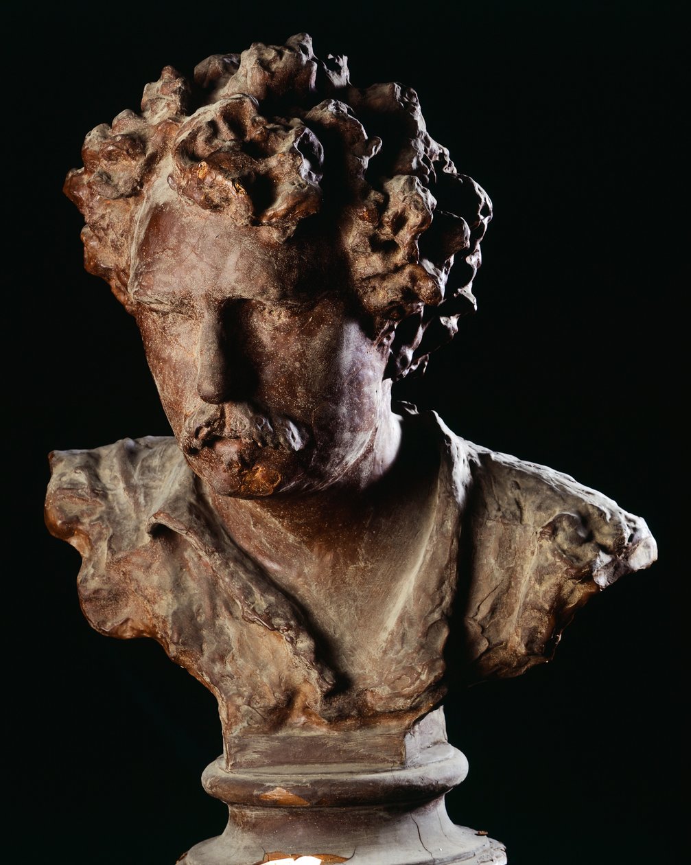 Portrett av maleren Fortuny (voks) av Vincenzo Gemito