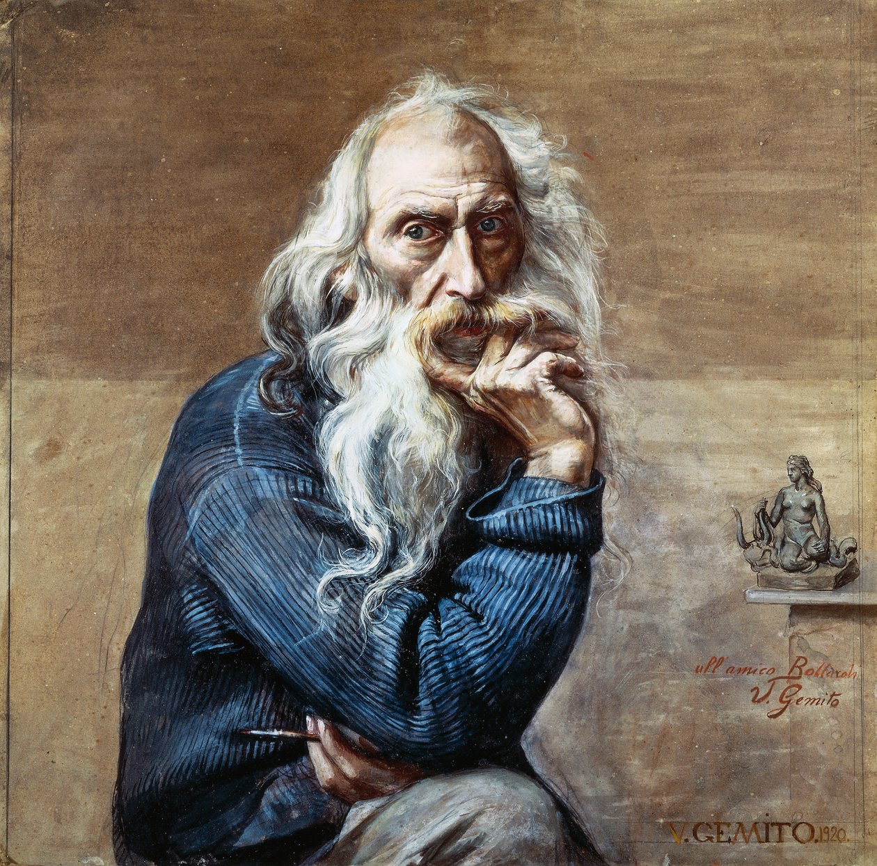 Selvportrett av Vincenzo Gemito