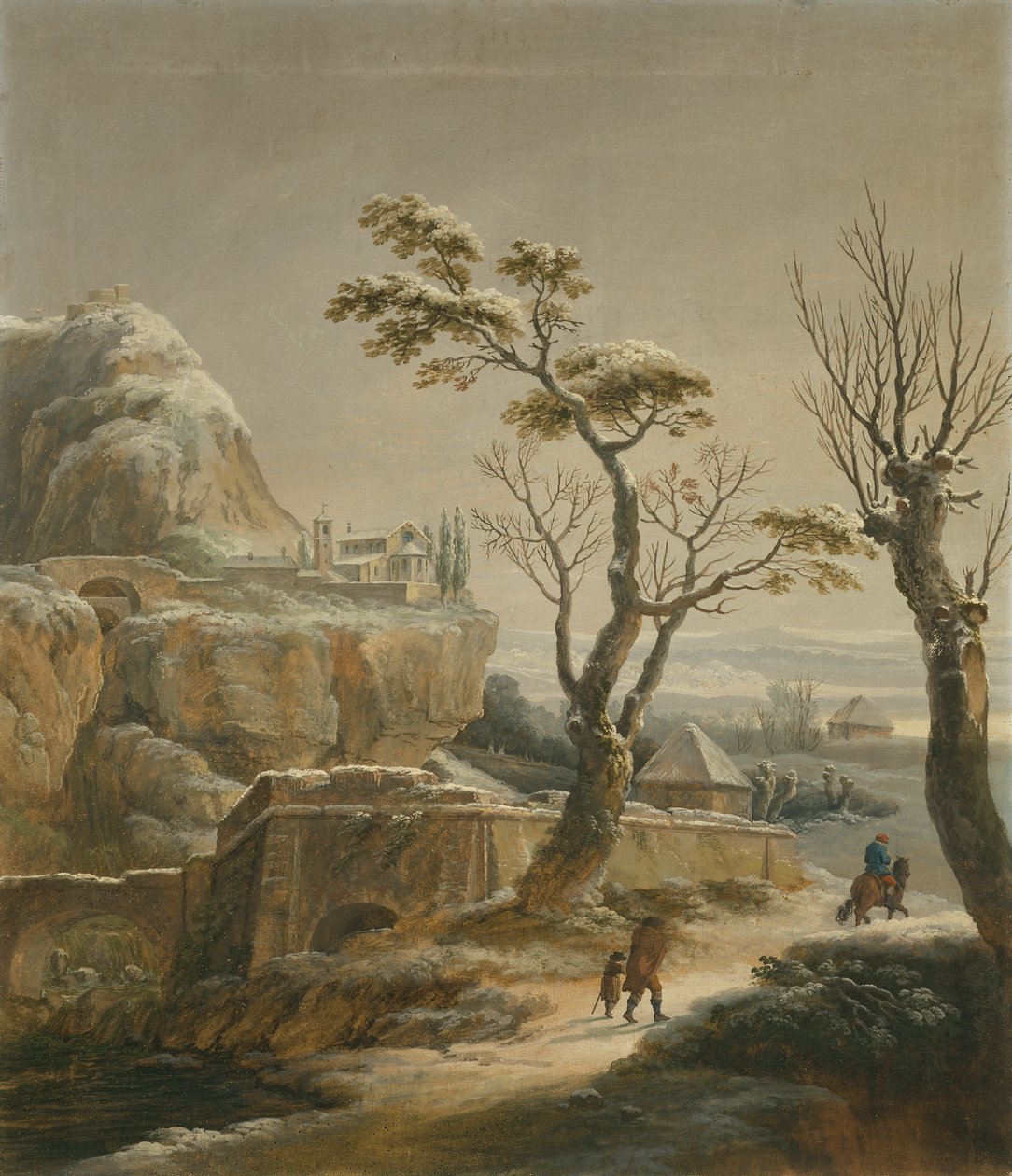 Vinter (maleri på lerret) av Vincenzo Martinelli