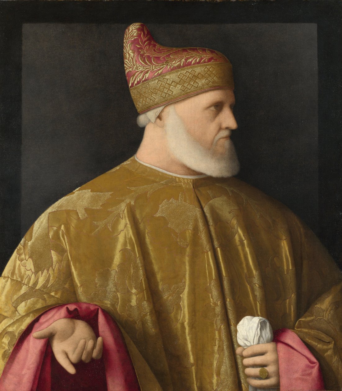 Portrett av dogen, Andrea Gritti, ca 1530 av Vincenzo di Biagio Catena