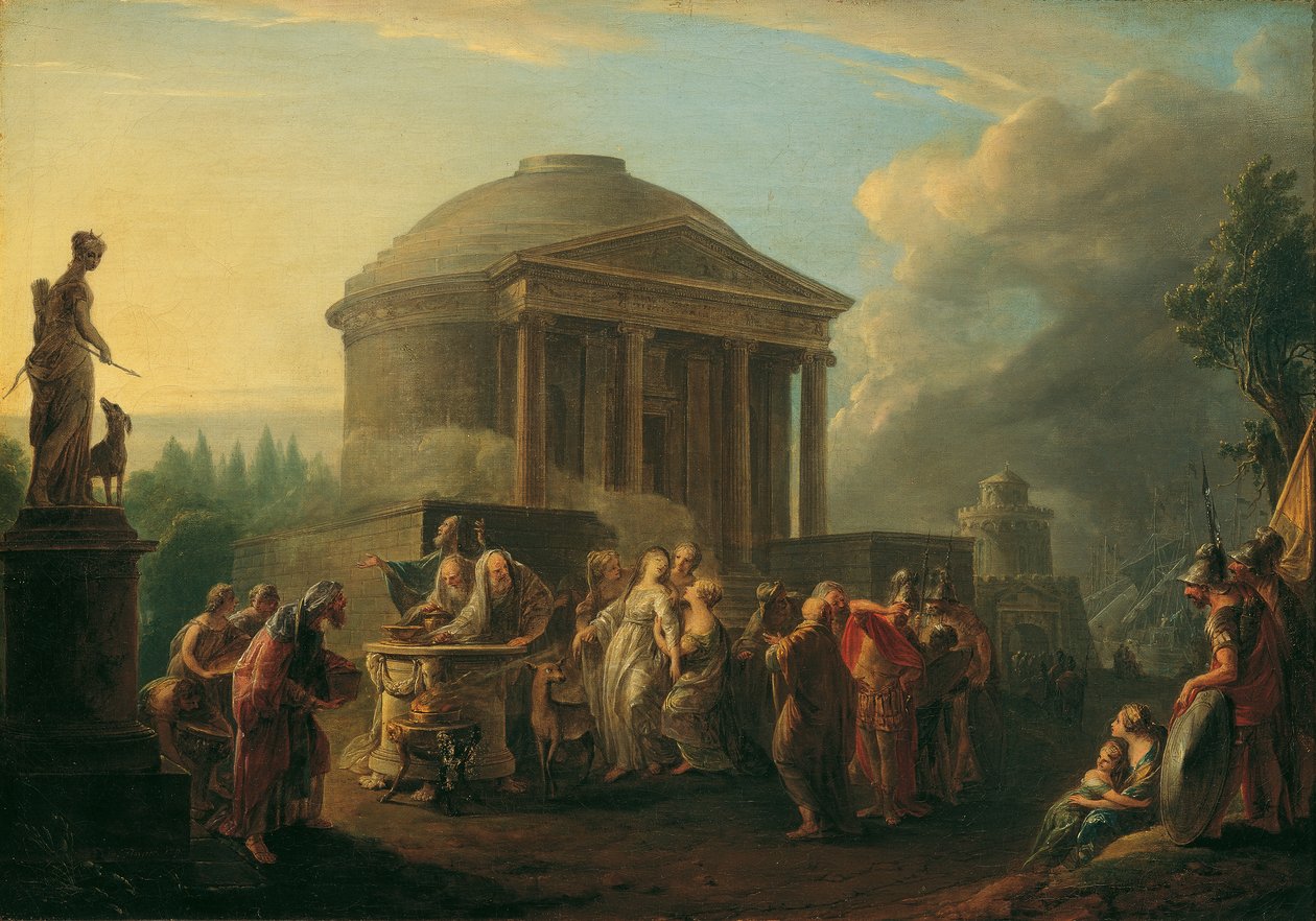 Iphigenia-offeret av Vinzenz Fischer