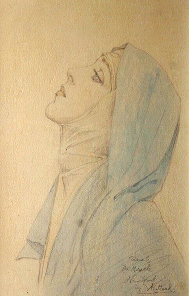 Diana Cooper i profil og Madonnaen i 