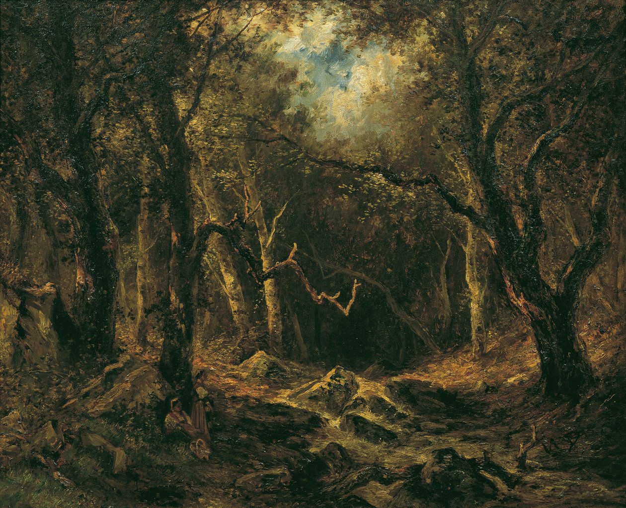 Waldinneres av Virgilio Narcisso Díaz de la Peña