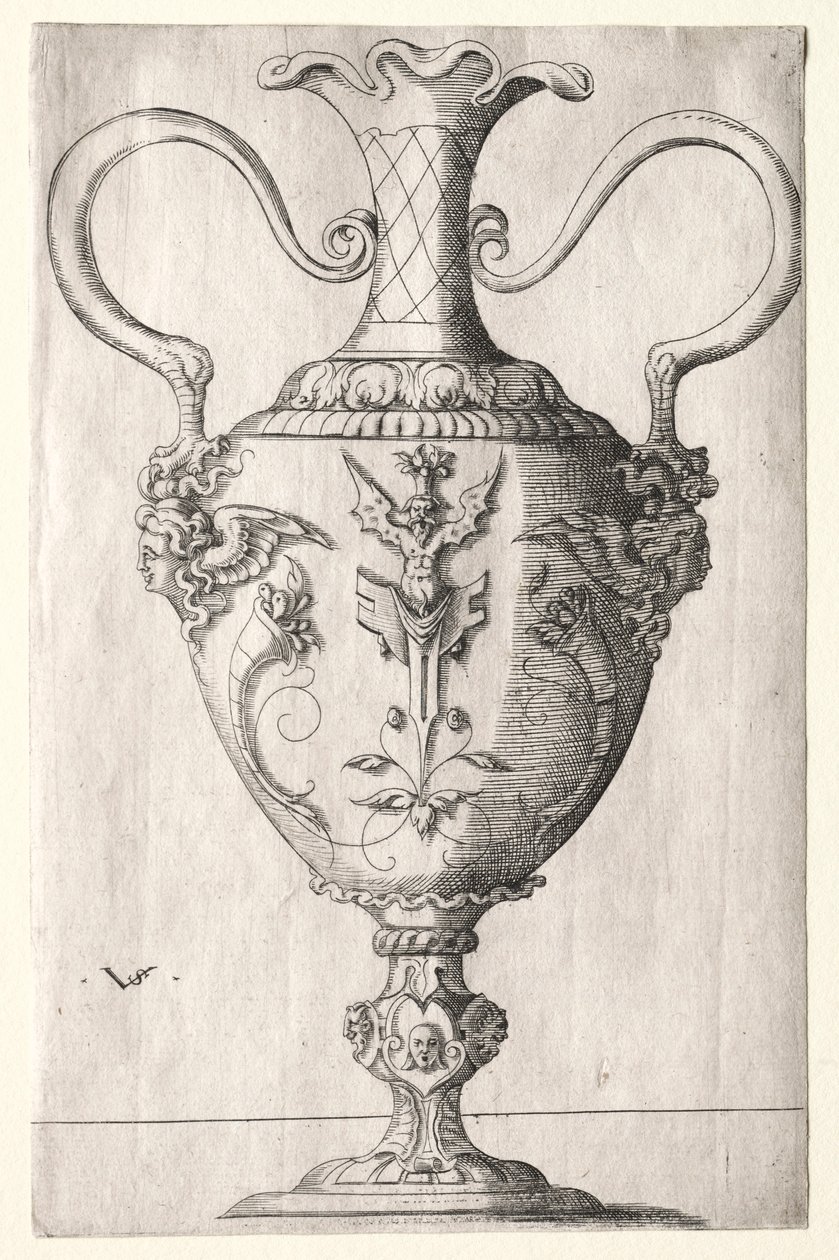 Design for en vase. av Virgilius Solis