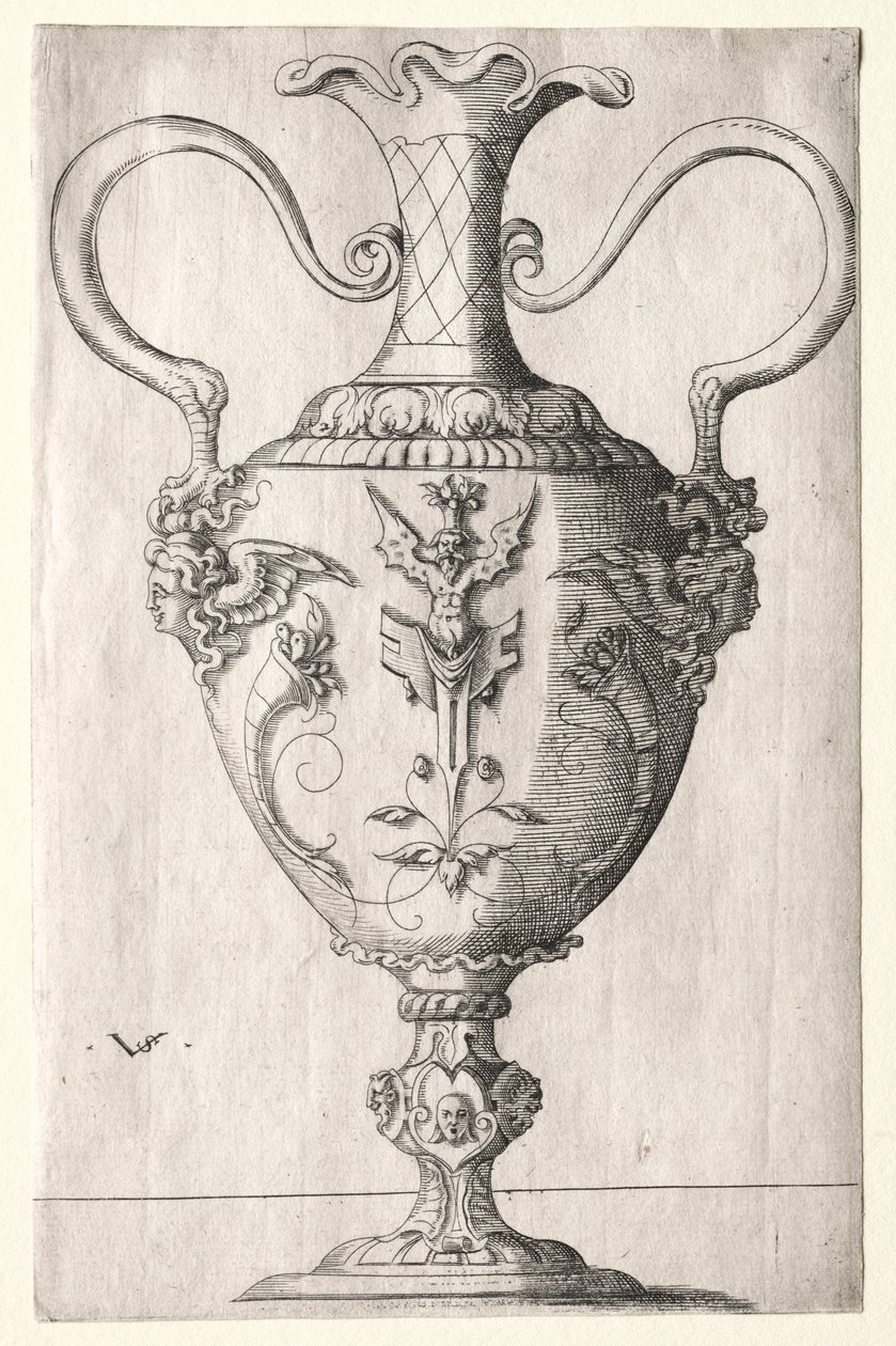 Design for en vase av Virgilius Solis