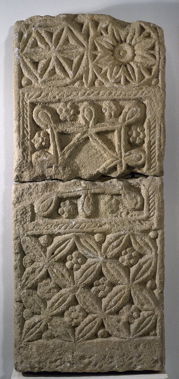 Visigotisk gravstein, 500-600-tallet av Visigothic