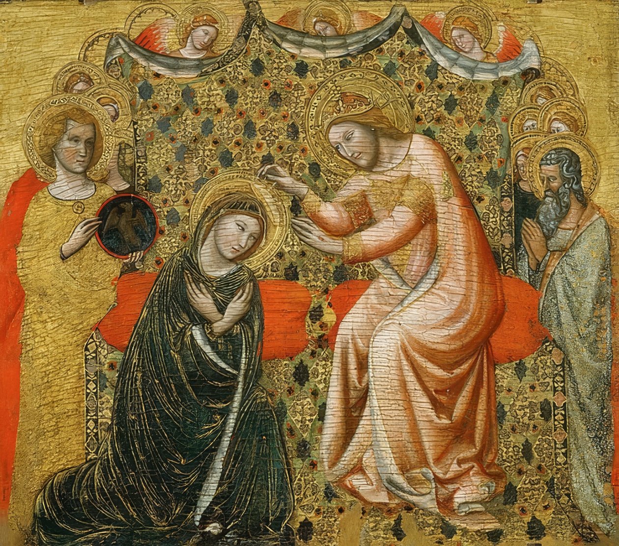 Kroningen av Maria av Vitale da Bologna