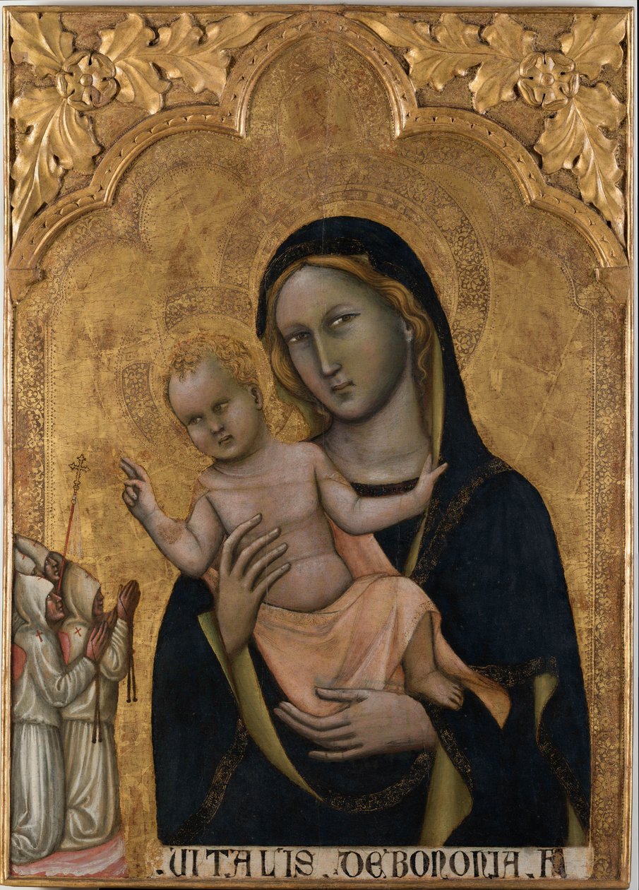 Virgin of the Flagellants, ca 1350. av Vitale da Bologna