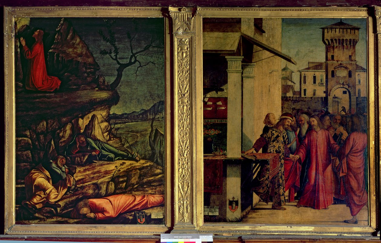 Kristi kall til St. Matteus og lidelsen i hagen av Vittore Carpaccio