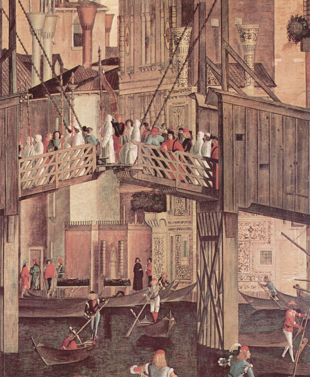 Miraklet etter relikvien fra Det hellige kors av Vittore Carpaccio