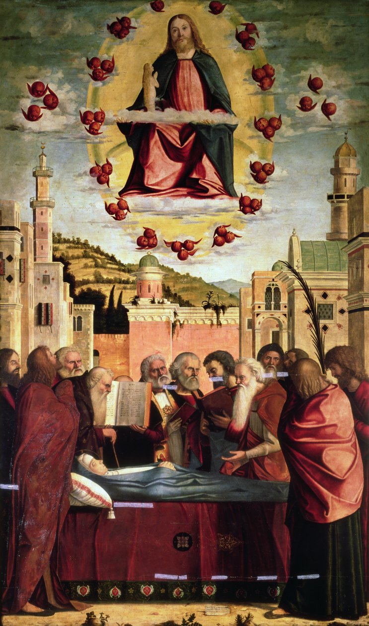 Jomfruens død, ca. 1508 av Vittore Carpaccio