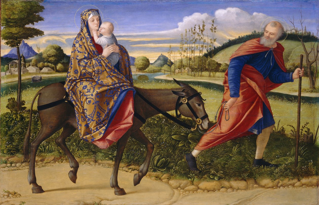 Fly til Egypt av Vittore Carpaccio