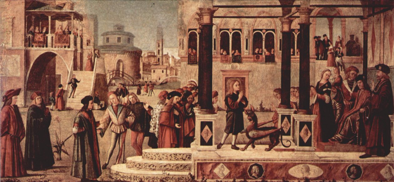 Gemäldezyklus der Kapelle der School of San Giorgio degli Schiavoni av Vittore Carpaccio
