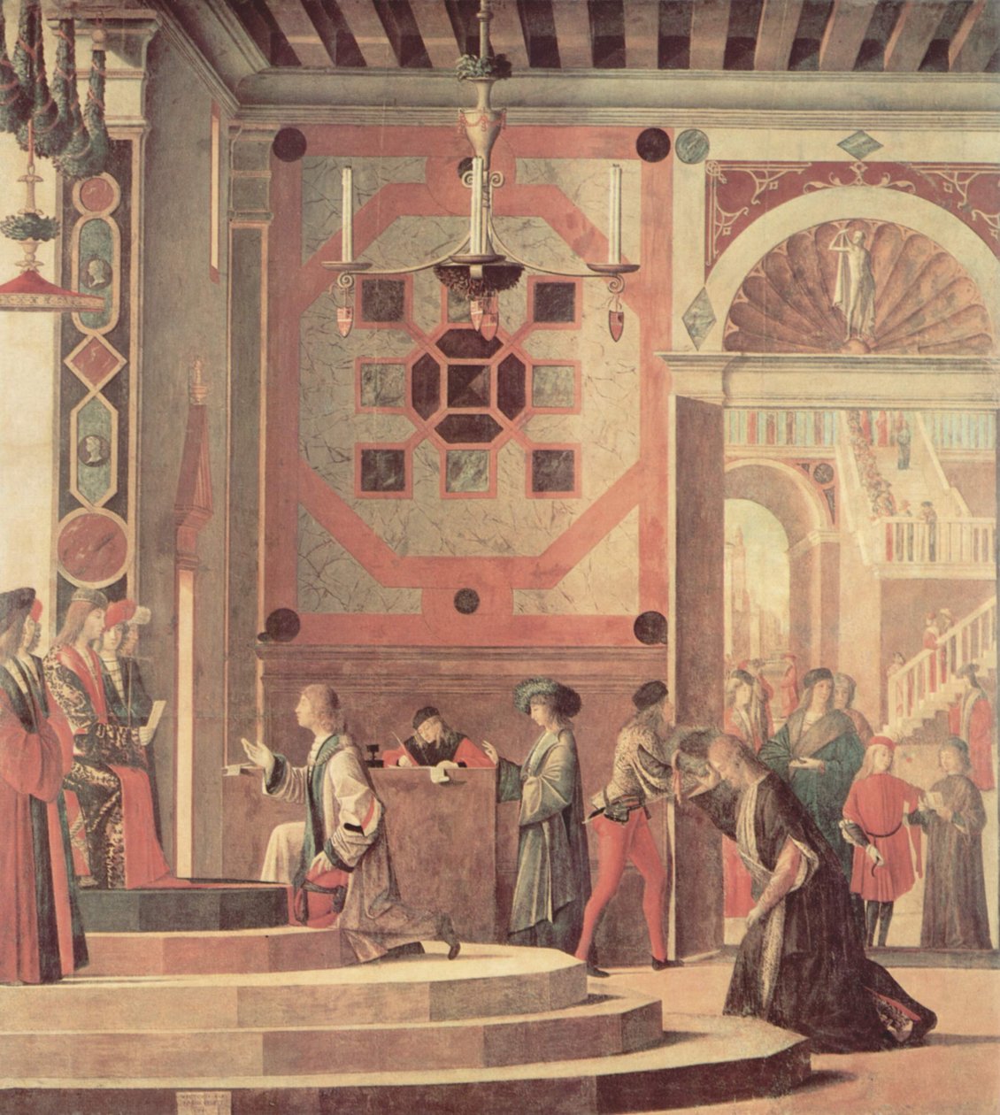 Malingsyklus om legenden om St. Ursula av Vittore Carpaccio