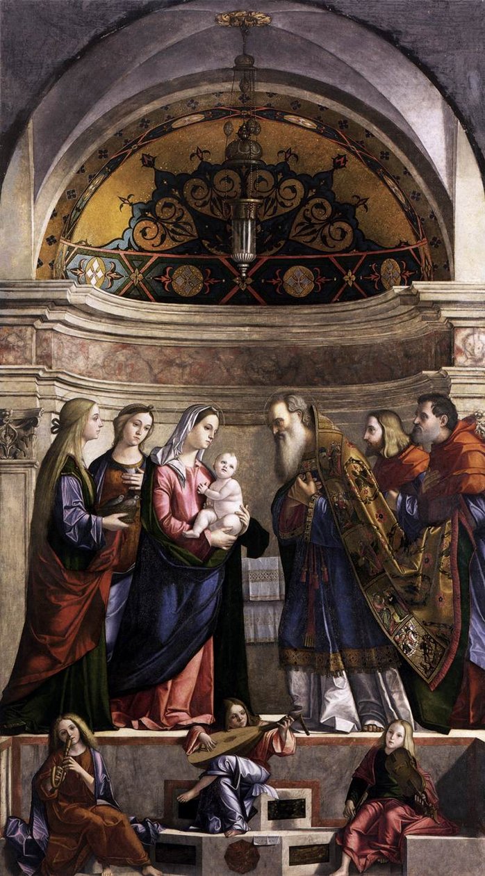 Presentasjon av Jesus i templet av Vittore Carpaccio