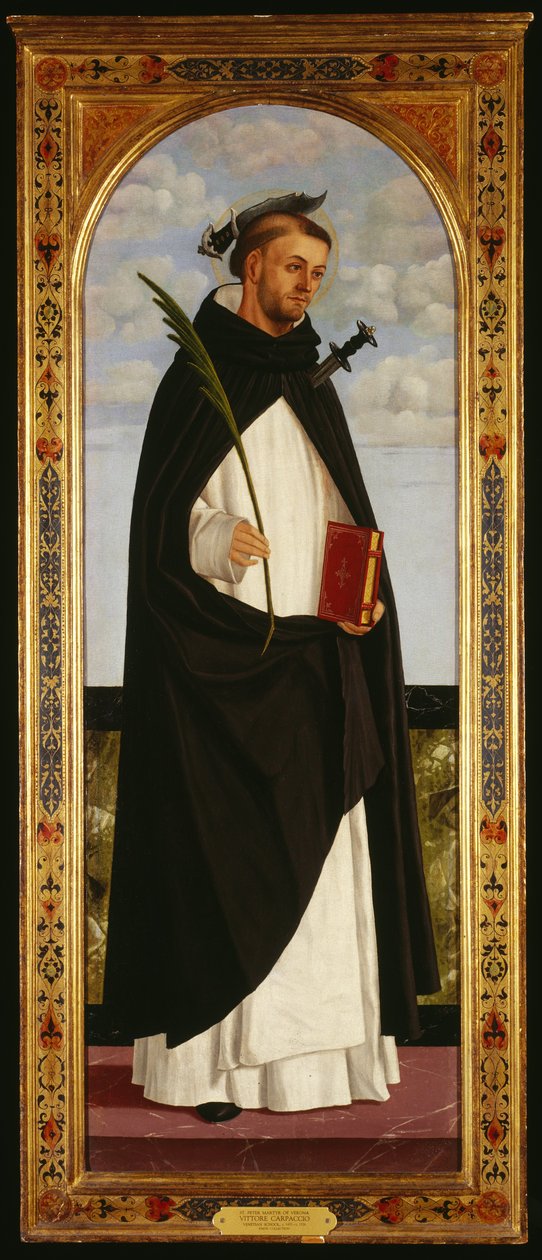 Den hellige Peter Martyr av Vittore Carpaccio