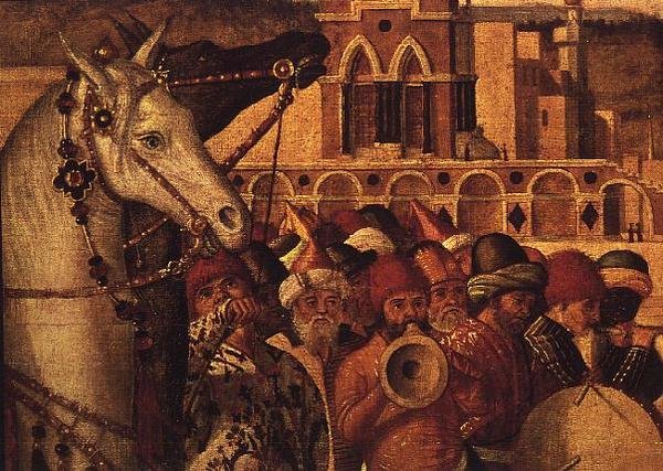 Triumph of St.George, 1501-07 (detalj av 60265) av Vittore Carpaccio