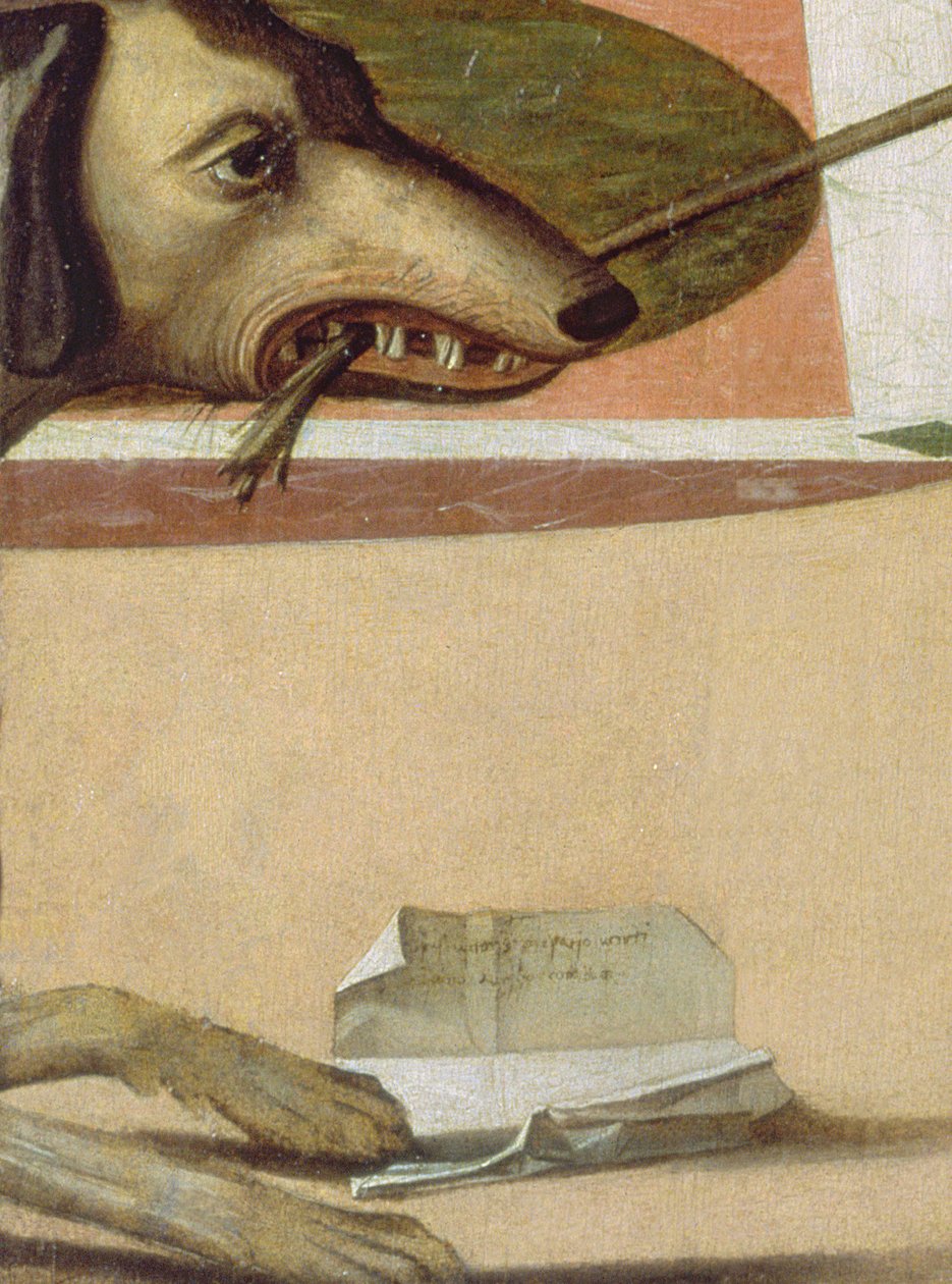 To venetianske damer paneldetalj av 29237 av Vittore Carpaccio