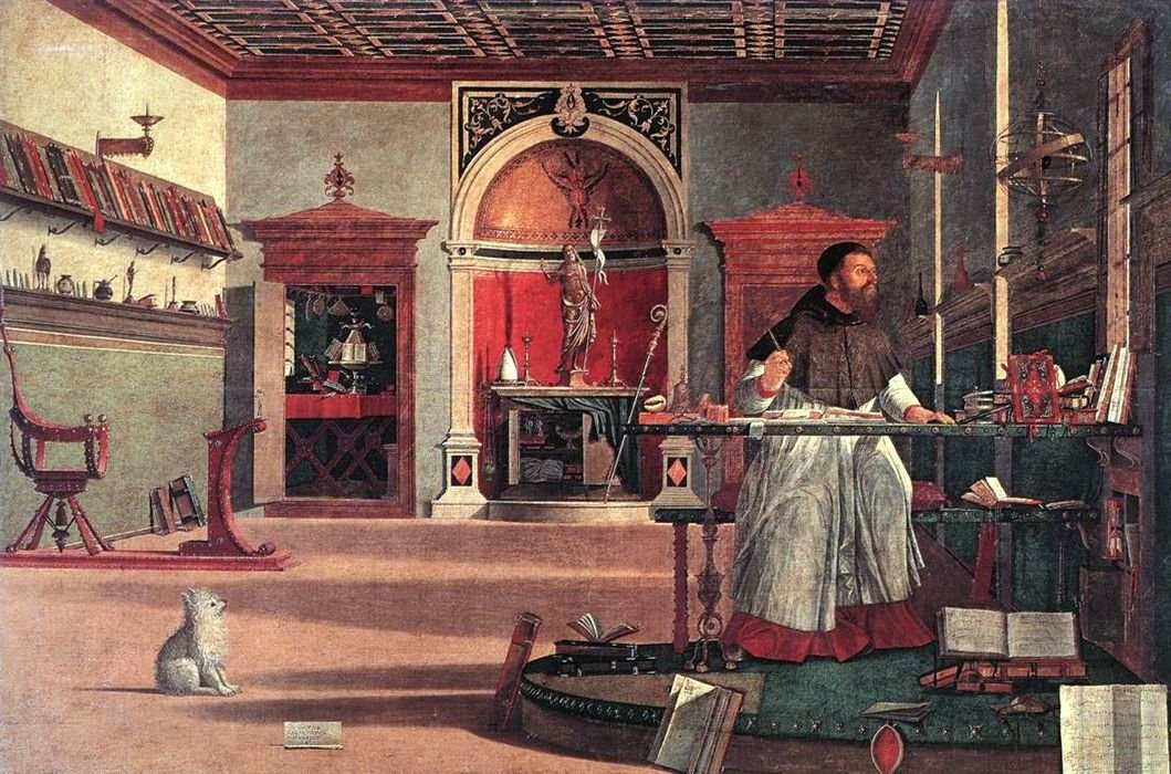 Visjon av St. Augustine av Vittore Carpaccio