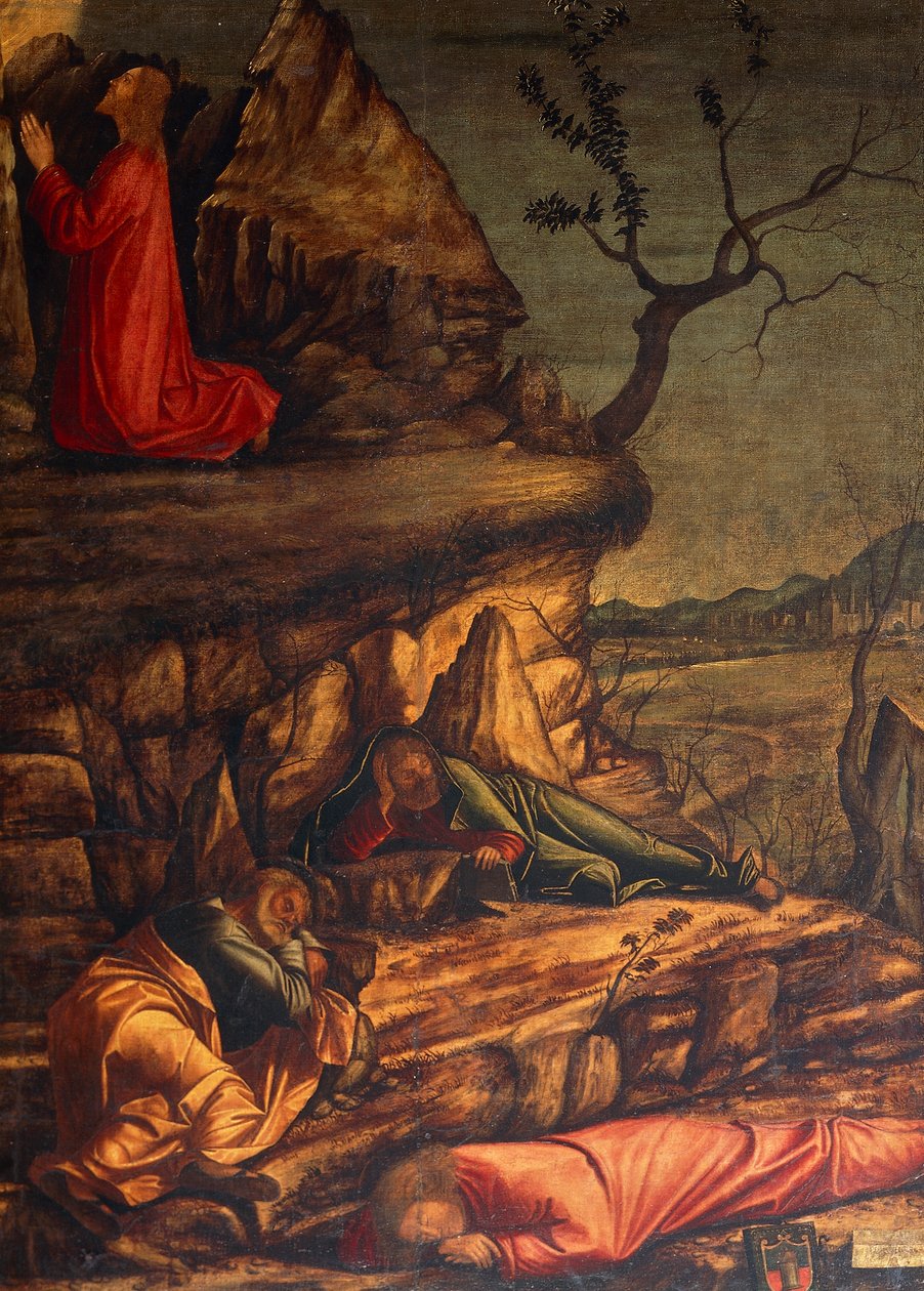 Jesus i Getsemane hage eller bønn i hagen av Vittore Carpaccio