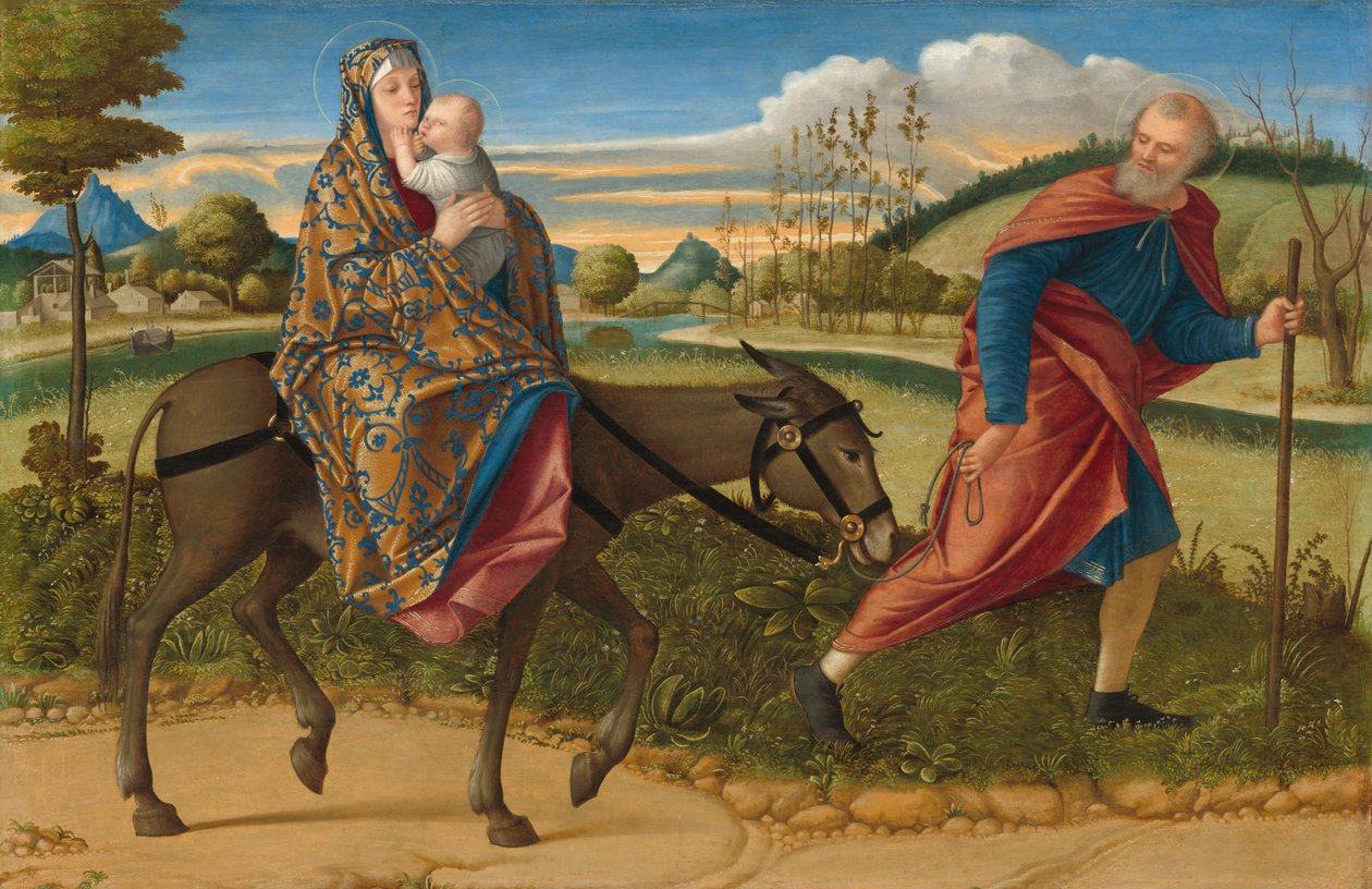 Flykten til Egypt av Vittore Carpaccio