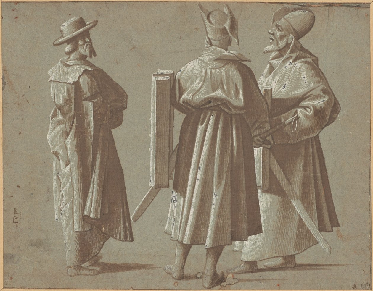 Tre figurer av Vittore Carpaccio