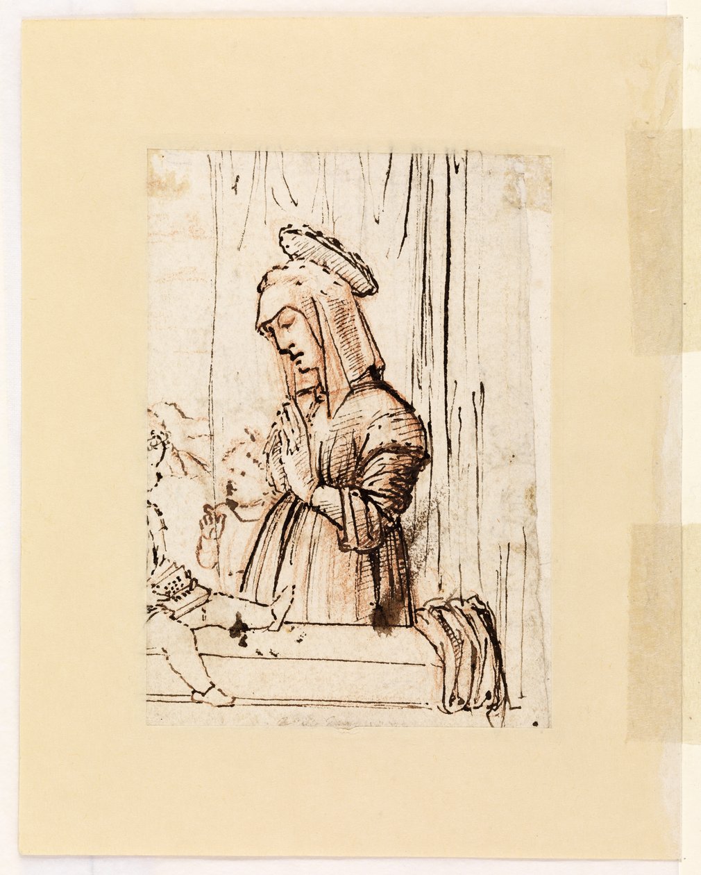 Jomfru som tilber spedbarnet Kristus med Johannes, slutten av 1480-tallet - begynnelsen av 1490-tallet av Vittore Carpaccio