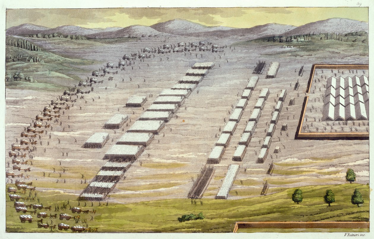 Gamle keltere eller gallere i kamp, ca. 1800-18 av Vittorio Raineri