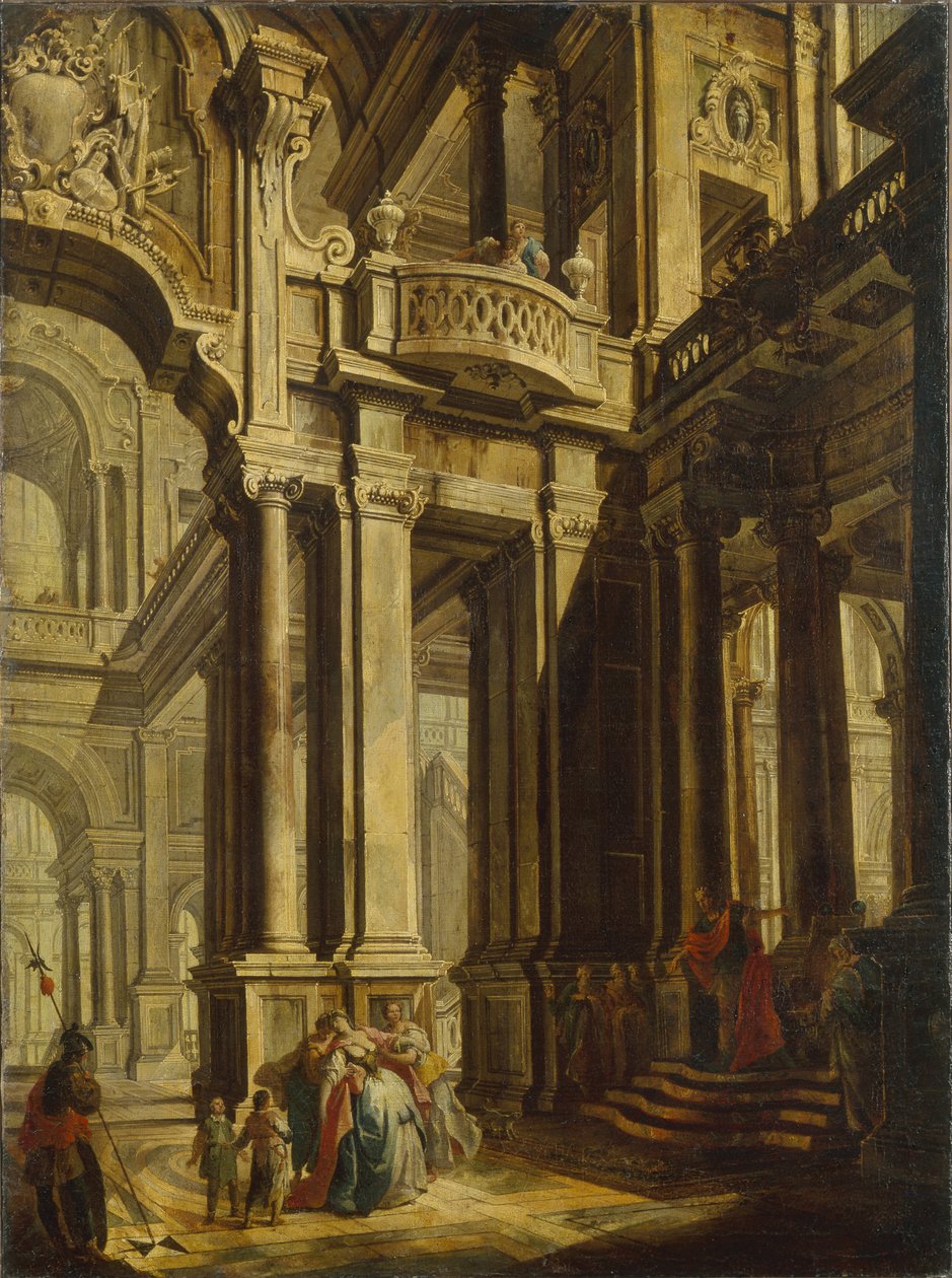 Ester før Ahasverus av Vittorio Maria Bigari
