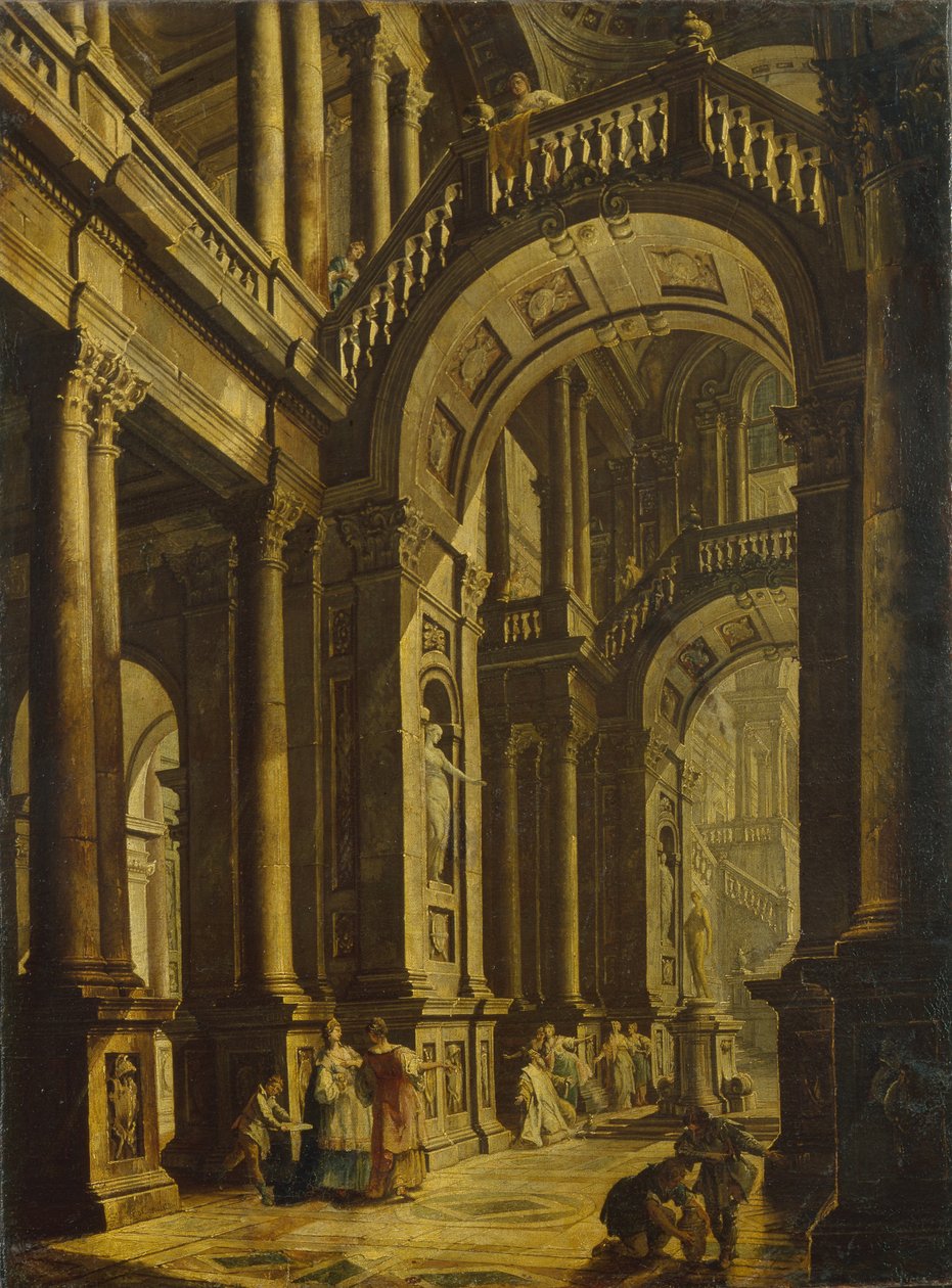 Kong Salomos avgudsdyrkelse av Vittorio Maria Bigari