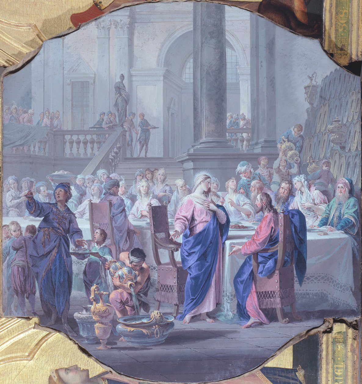 The Marriage of Cana, av Vittorio Maria Bigari (1692-1776) av Vittorio Maria Bigari