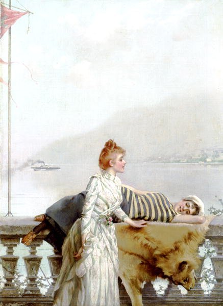 Daydreamers (en av et par) av Vittorio Matteo Corcos