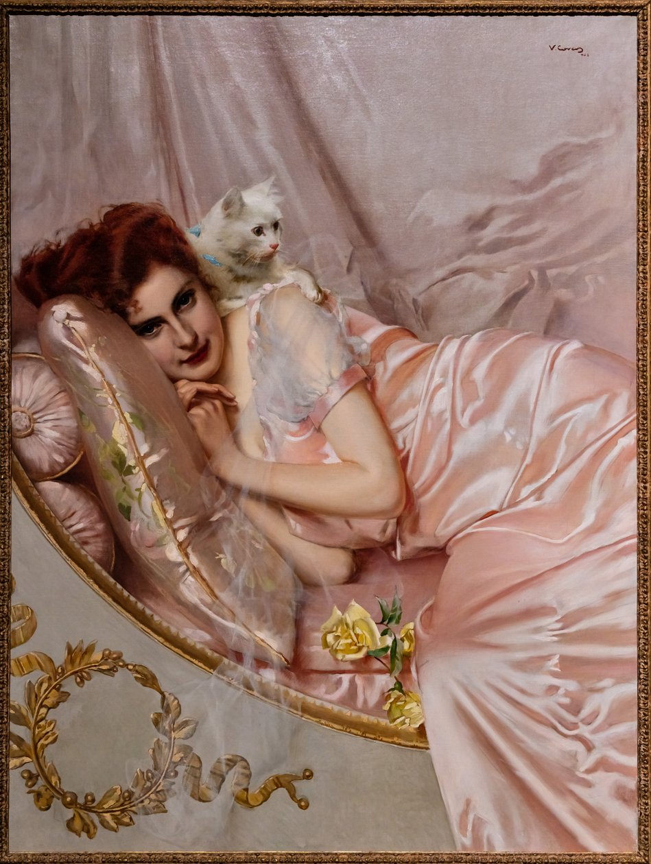 På sofaen av Vittorio Matteo Corcos