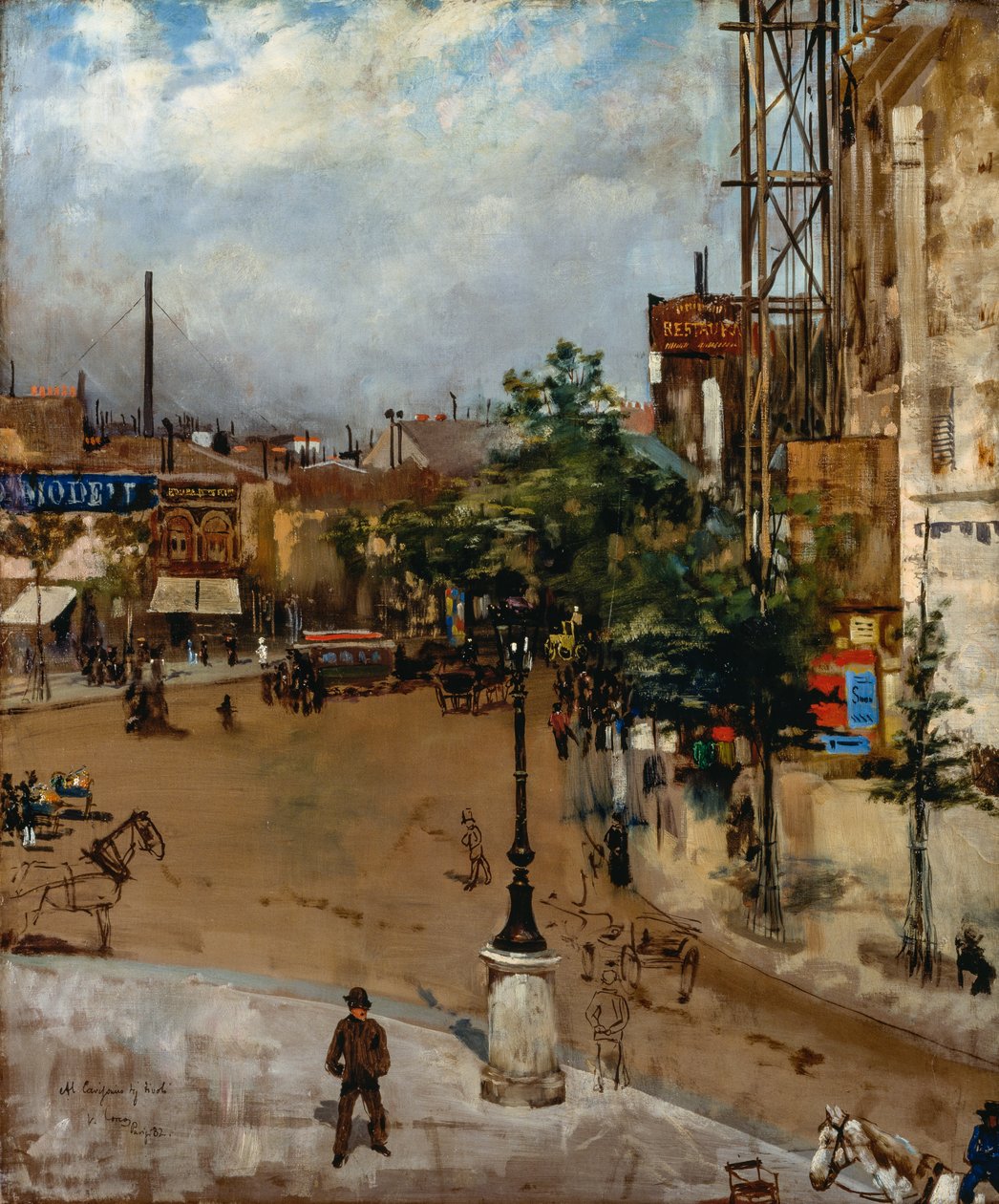 Parisergate av Vittorio Matteo Corcos