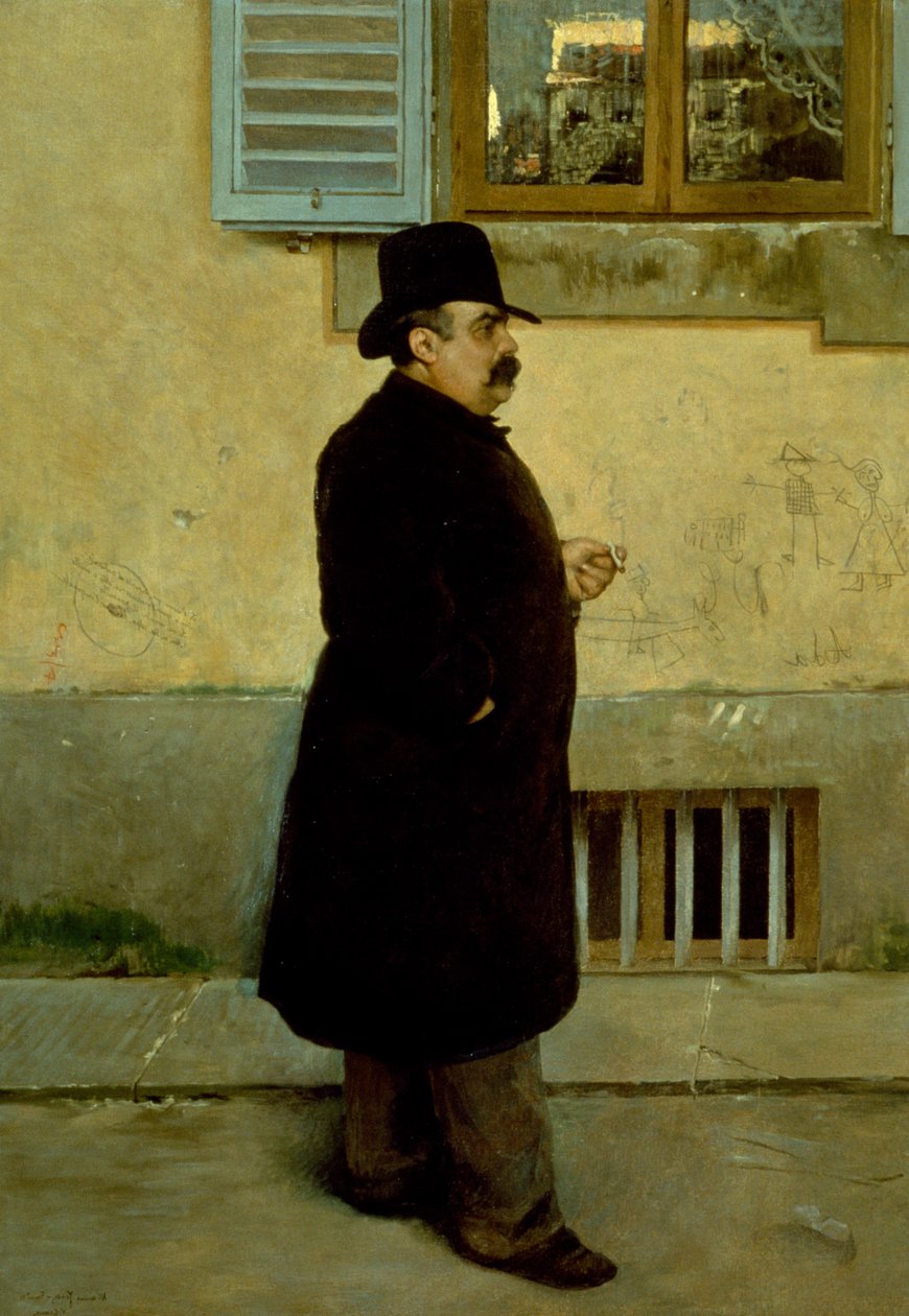 Portrett av Yorick av Vittorio Matteo Corcos (1859-1933), olje på lerret, 200x140 cm av Vittorio Matteo Corcos