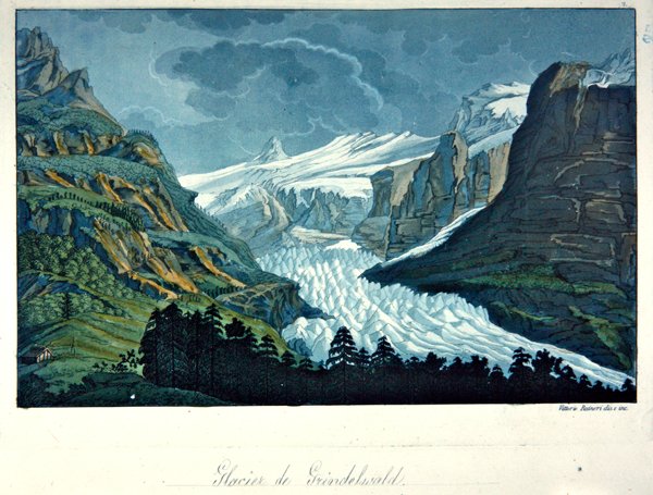 Glacier of Grindelwald, illustrasjon fra 