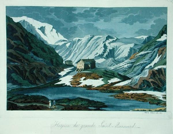 The Grand St. Bernard Hospice i Sveits, fra 